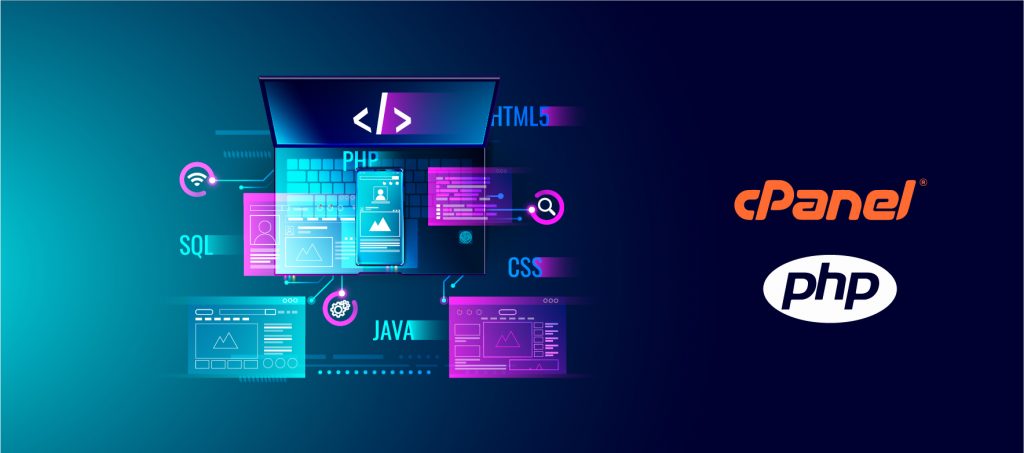 Change the PHP versions and settings in cPanel